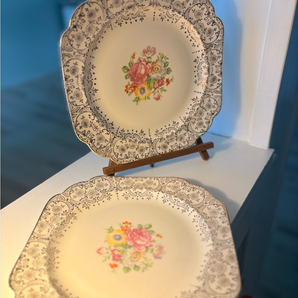 Set of 2 Vintage Canonsburg Pottery